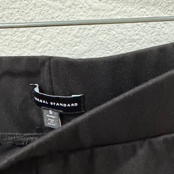 Universal Standard Black Ponte Knit Ankle Cropped Pull On Black Pants Size Small - Picture 6 of 13